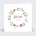 Faire-part Naissance Printemps fleurie