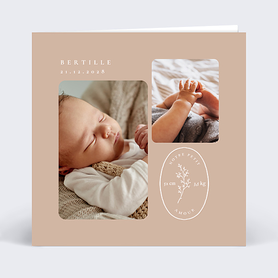 Faire part naissance Petite Brindille