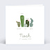 Faire-part Naissance Famille Cactus