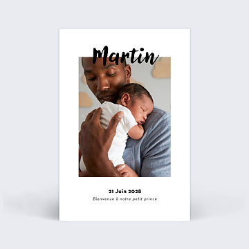 Faire-part de Naissance Virtuel Bienvenue