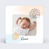 Faire part naissance Pastel