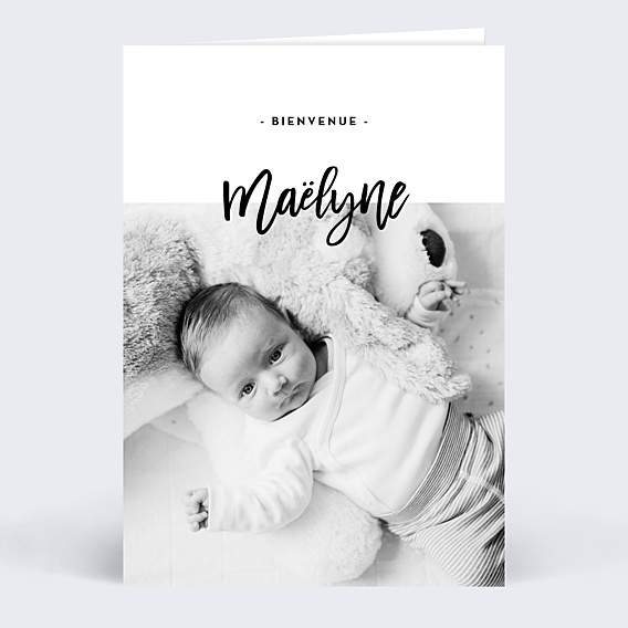 Faire-part Naissance Belles Lettres