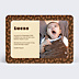 Faire-part Naissance Bébé Léopard