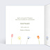Faire-part Naissance Arrosoir Graines