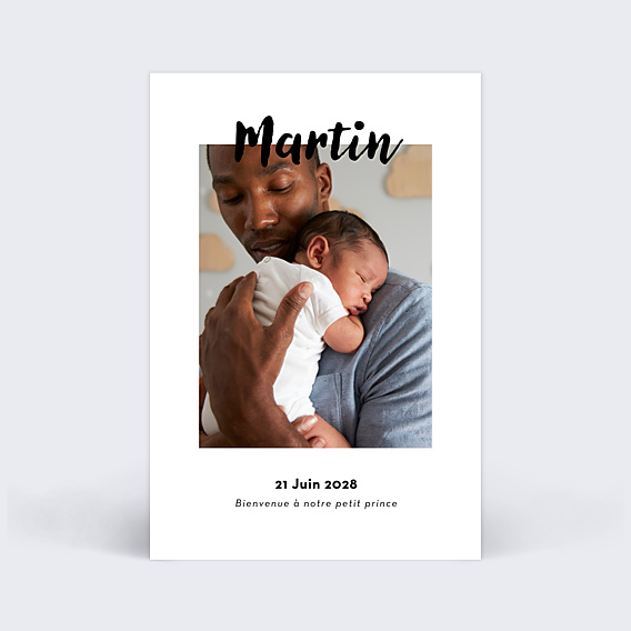 Faire-part Naissance Bienvenue