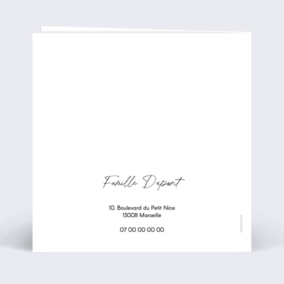 Faire-part Naissance Petit trésor