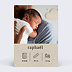 Faire-part Naissance Pictos Noisette