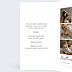 Faire-part Naissance Triptyque Moderne