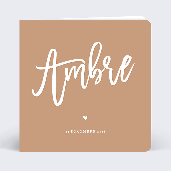 Faire part naissance Ambre