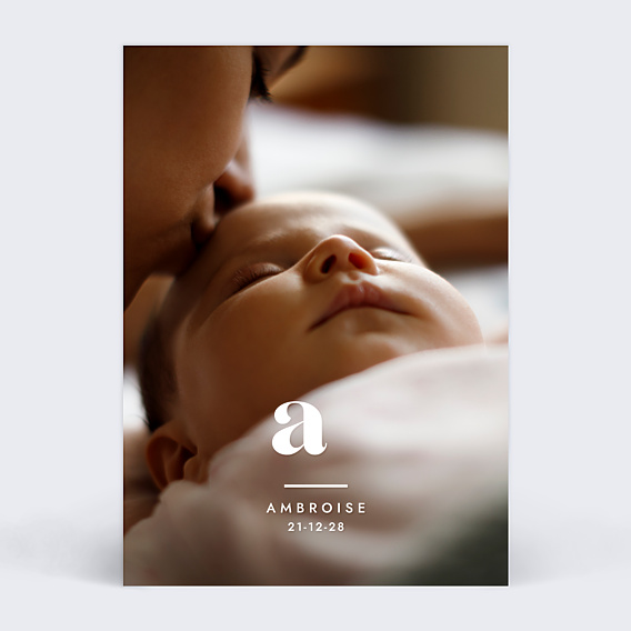 Faire-part Naissance Praline