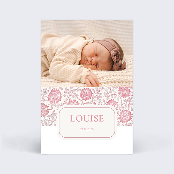 Faire-part Naissance Hippy boho