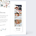 Faire-part Naissance Frise Fleurie