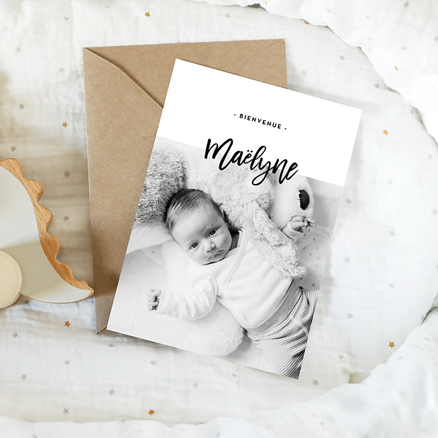 Faire-part Naissance Belles Lettres