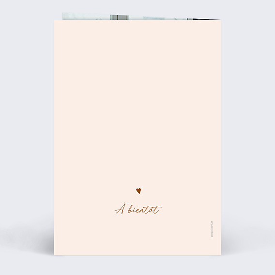 Faire part naissance Joli Soleil Verso