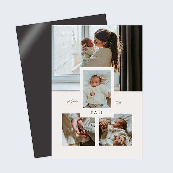 Faire part naissance Grande Photo