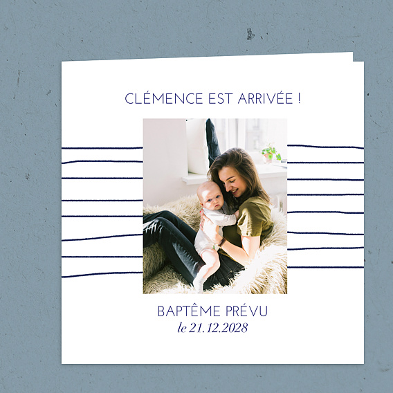 Faire part naissance Heureux Évènements  Après 4