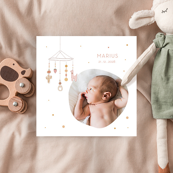 Faire part naissance Mobile Après 4