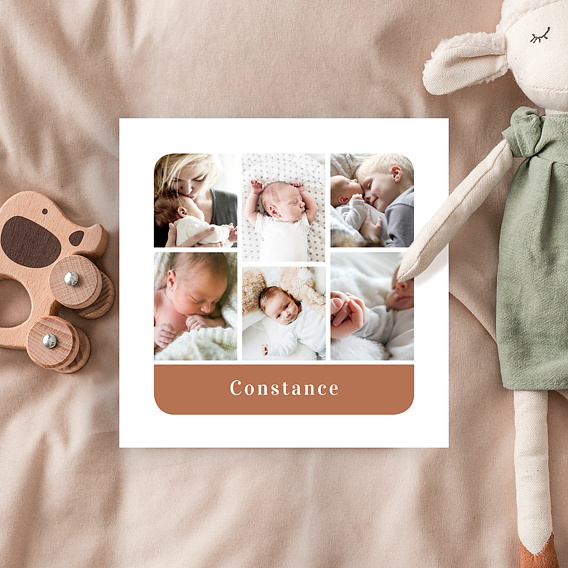 Faire part naissance Pêle-Mêle Camargue Après 4