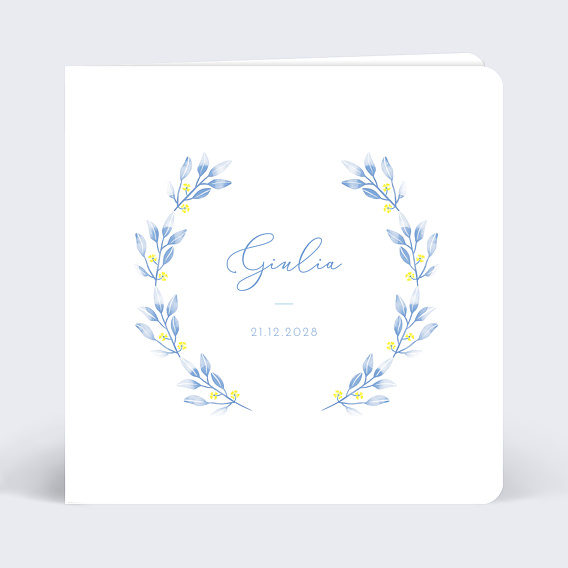 Faire part naissance Primevères Après 4