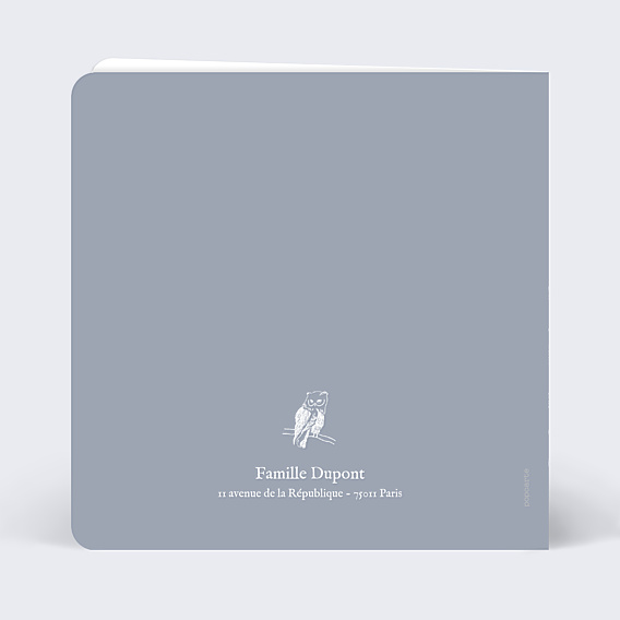 Faire-part Naissance Pattern Hiver