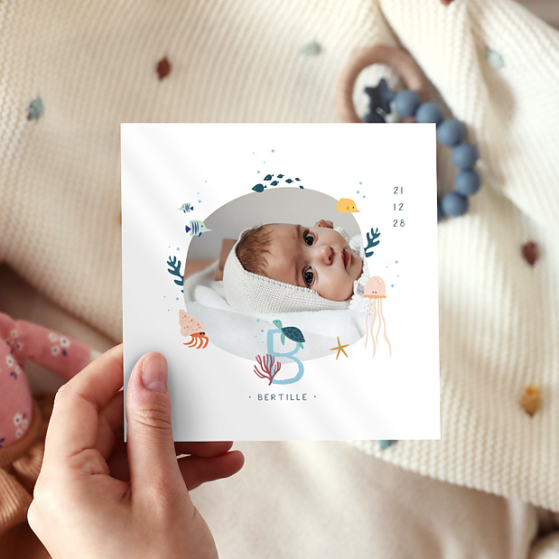 Faire-part Naissance Sous l'Océan