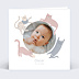 Faire-part Naissance Couronne de Chats