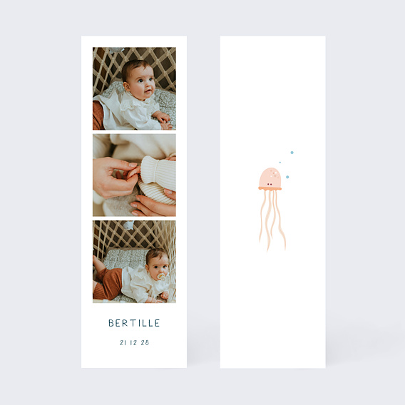 Faire part naissance Sous l'Océan