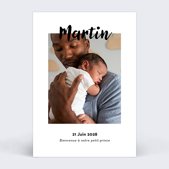 Faire-part Naissance Bienvenue