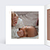 Faire-part Naissance Motif fleurs et teracotta