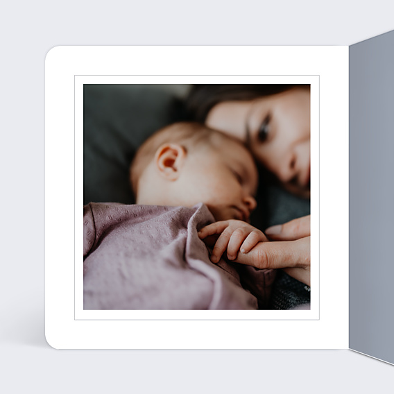 Faire-part Naissance Pattern Hiver