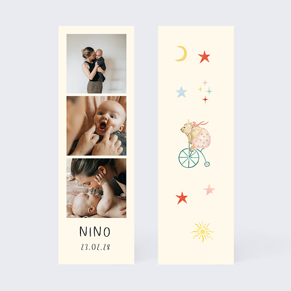Faire-part Naissance Douce parade - Clara Dassie x Popcarte