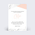 Faire-part Naissance Marbre