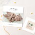 Faire-part Naissance Effet photo avec graines