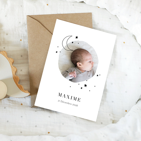 Faire-part Naissance Constellation