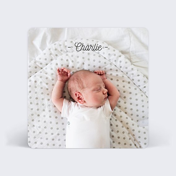 Faire-part Naissance Tirets