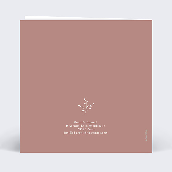 Faire-part Naissance Tampon Primavera