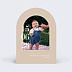 Faire part naissance Arche et date