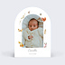 Faire part naissance Fleurs des champs arche