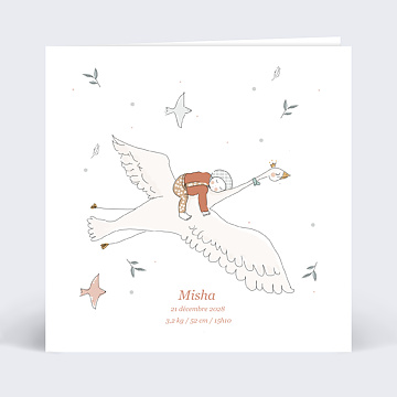 Faire part Naissance Envole Fantastique 
