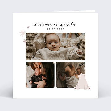 Faire part Naissance Jolies toiles