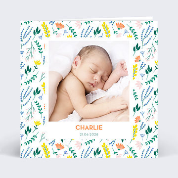 Faire-part Naissance Pop Liberty 