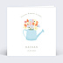 Faire part naissance Arrosoir Graines Recto