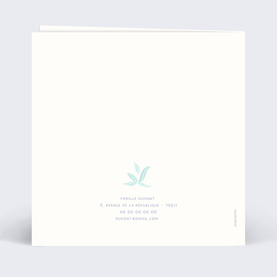 Faire-part Naissance Petits oiseaux