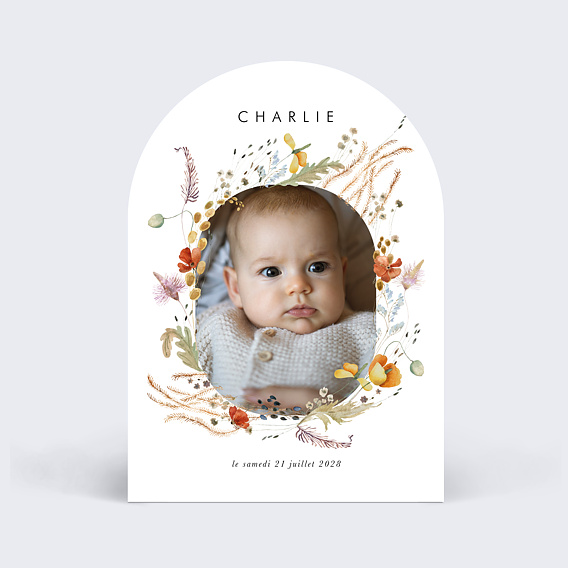 Faire part naissance Joli printemps