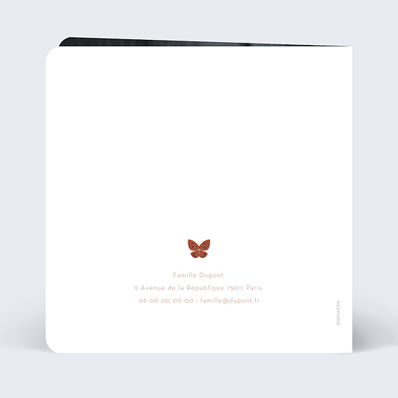 Faire part naissance Octavio Verso