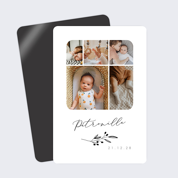 Faire part naissance Bonheur en Photos