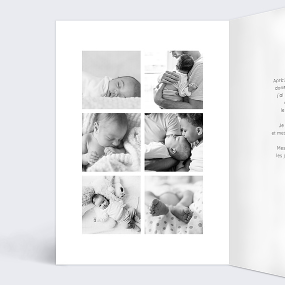 Faire-part Naissance Belles Lettres
