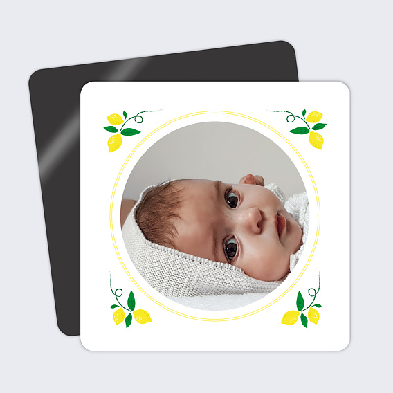 Faire part naissance Citrons Pressés