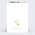 Faire part naissance Motif de papillons Verso