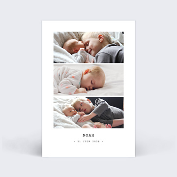 Faire-part de Naissance Virtuel Polaroid III